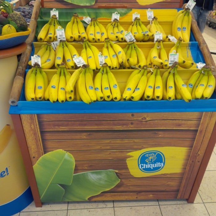 Product sampling door evenementenbureau Keep It Quiet georganiseerd voor Chiquita