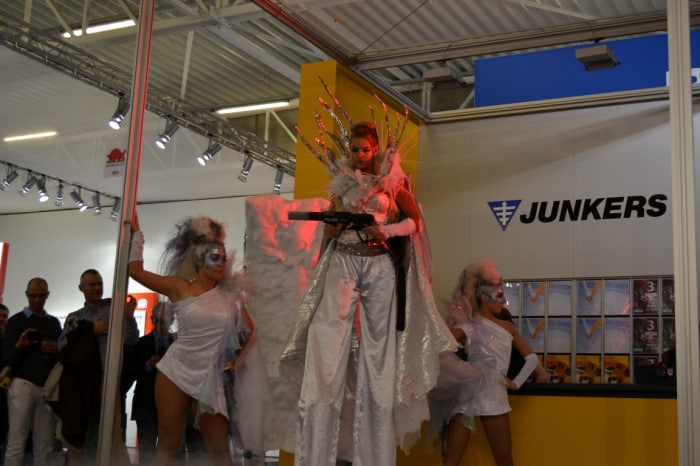 Beursstand op Batibouw door evenementenbureau Keep It Quiet georganiseerd voor Junkers